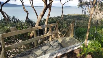 Private Beach Access With Glass Balustrade & Gate