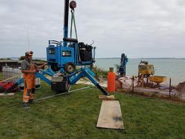 Mobilising of equipment to the slip site